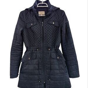 Laundry by Shelli Segal Quilted Long Puffer Jacket XS GUC